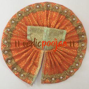 Golden Orange Laddu Gopal Poshak