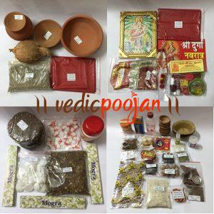 Navratri Pooja Kit / Navratri Ghat Sthapna Kit / Navratri 9 Days Poojan Kit