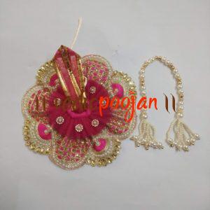Bright Pink Laddu Gopal Poshak | Designer Laddu Gopal Poshak