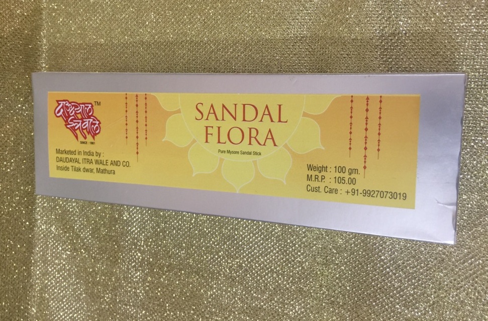 Sandal Flora Pure Mysore Sandal - Premium Incense Sticks