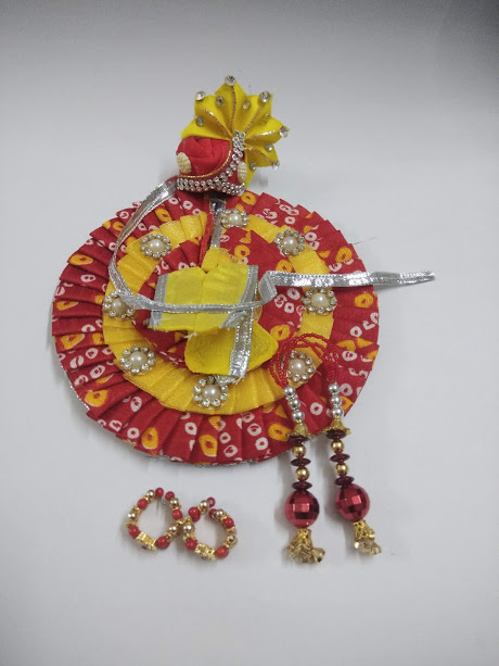 Designer Laddu Gopal Poshak | Red Laddu Gopal Poshak | Yellow Laddu Gopal Poshak